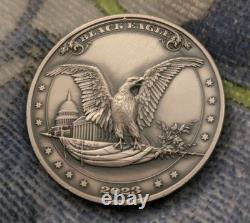 2023 Fiji $2 Black Eagle 2oz. 999 Silver Coin UHR Limited 999 Made Mint w Sleeve
