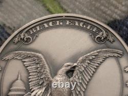 2023 Fiji $2 Black Eagle 2oz. 999 Silver Coin UHR Limited 999 Made Mint w Sleeve