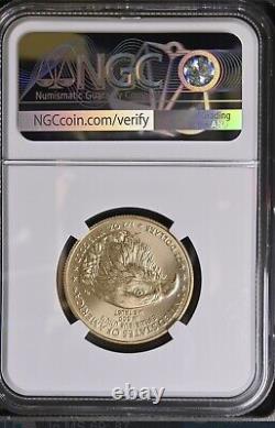 2023 NGC Gold Eagle $25 Early Releases MS-69 MINT ERROR Obverse Struck Thru