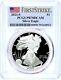 2023 S $1 Proof Silver Eagle Pcgs Pr70 Dcam First Strike Flag Label