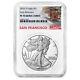 2023-s Proof $1 American Silver Eagle Ngc Pf70uc Er Trolley Label