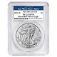 2023-w Burnished $1 American Silver Eagle Pcgs Sp70 Fdoi West Point Label
