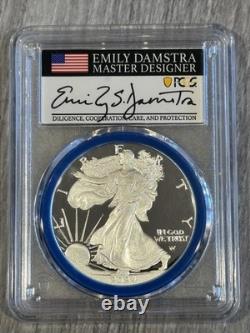 2024W- American Silver Eagle PCGS PR70DCAM Congratulations Mint Designer Damstra