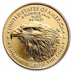 2024 1/10th oz $5 Gold American Eagle Coin BU In Stock