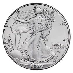 2024 $1 American Eagle Silver Dollar 1 OZ BU Lot of 3 Coins