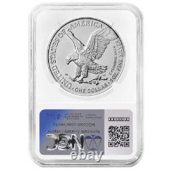 2024 $1 American Silver Eagle 3pc Set NGC MS70 ER Flag Label Red White Blue