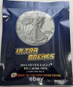 2024 $1 Pcgs Ultra Breaks Pr70 Proof Silver Eagle Back To The 80's Sealed Pack