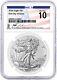 2024 $1 Silver Eagle Ngcx Ms10 First Day Of Issue Michael Gaudioso Signature