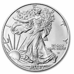 2024 1 oz American Silver Eagle Coin BU (Lot of 100)