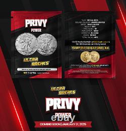 2024 & 2025 PCGS Ultrabreaks Privy Power U. S. Eagle Mystery Pack