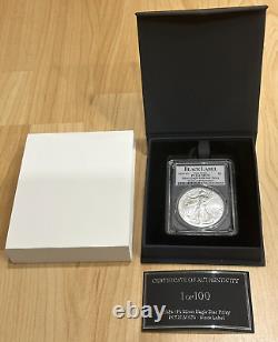 2024 ASE 1 oz Silver Eagle STAR PRIVY PCGS FS MS70 First Strike Limited 1 OF 100