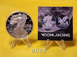 2024 American Eagle Star? PRIVY MOON LANDINGAPOLLO 11. 1oz Silver Coin
