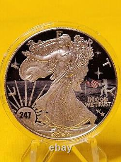 2024 American Eagle Star? PRIVY MOON LANDINGAPOLLO 11. 1oz Silver Coin