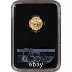 2024 American Gold Eagle 1/10 oz $5 NGC MS70 First Day Issue Grade 70 Black