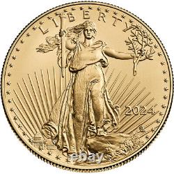 2024 American Gold Eagle 1/2 oz $25 BU