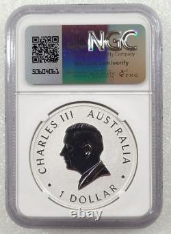 2024 Australia 1 oz Silver Wedge Tailed Eagle Colorized NGC MS70 FR Signed