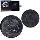 2024 Chad 2 Oz Silver Black Eagle High Relief Coin. 999 Rare Only 1,000 Minted