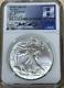 2024 Era 8 Nice Gang First Day Ms70 1 Oz Silver Eagle Star Privy Mark Salzberg