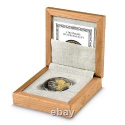 2024 Malta Golden Eagle 1 oz Silver Limited Edition Gilded Coin Mintage of 1000