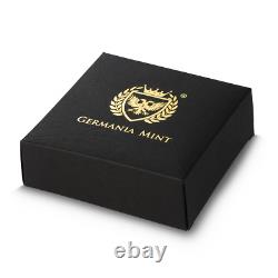2024 Malta Golden Eagle 1 oz Silver Limited Edition Gilded Coin Mintage of 1000