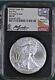2024 (p) $1 1-oz Silver Eagle With Star Privy Ngc Ms70 Fdi Michael Guadioso