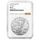 2024 (p) $1 American Silver Eagle Star Privy Ngc Ms70 Brown Label