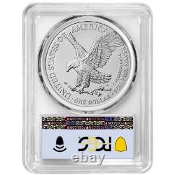 2024 (P) $1 American Silver Eagle Star Privy PCGS MS70 FDOI Flag Label