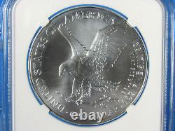 2024 (P) 2-Coin Set, Silver Eagle WithStar Privy NGC Ms 70/69 FDOI Gaudioso Sig