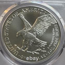 2024 (P) Silver Eagle Star Privy First Day Of Issue Whitley PCGS MS 70 POP 50