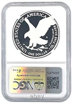 2024 S 1oz Silver Eagle Proof NGC PF69 Ultra Cameo Brown Label