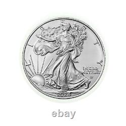 2024 Silver Eagle American Coin SILVER. 999 EAGLE AMERICAN 1oz Fine Mint