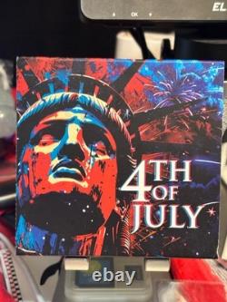 2024 Silver Eagle Colorized July 4th Celebration 1oz. 999 Coin Glow in Dark #222