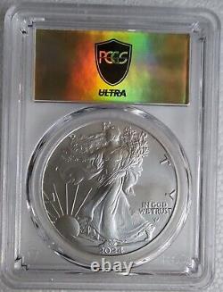 2024 Silver Eagle PCGS MS70 Ultra Breaks- GOLD LABEL Only 300 Out Of 3000