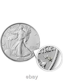 2024 Silver Eagle Star Privy 20 coin Tube First Strike Limited Mint Sealed PCGS