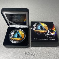2024 The Dark Side Of The USA Mysteries & Music. 999 Silver Eagle 500 Minted