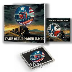2024 US Mint Silver Eagle Take Our Border Back Coin Colorized 1 oz. 999 Silver
