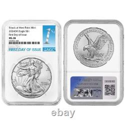 2024 (W) $1 American Silver Eagle NGC MS70 FDI First Label