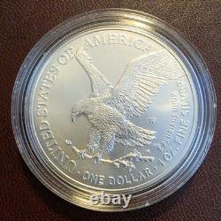 2024-W 1-oz Proof American Silver Eagle In Capsule Mint State