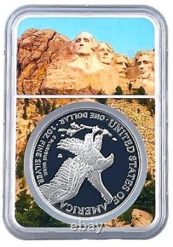 2024 W 1oz Silver Eagle Proof NGC PF70 UC Early Releases Rushmore Core