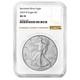 2024-w Burnished $1 American Silver Eagle Ngc Ms70 Brown Label