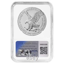 2024-W Burnished $1 American Silver Eagle NGC MS70 Brown Label