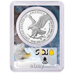 2024-W Proof $1 American Silver Eagle PCGS PR70DCAM FDOI Eagle Frame