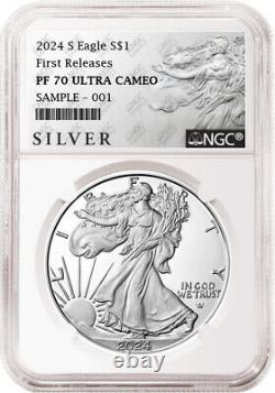 2024 s proof silver eagle ngc pf 70 uc first releases als label pre-sale