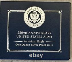 2025 250th Anniversary United States Army American Eagle 1 oz Silver Proof Coin