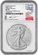 2025(p) Ase Eagle Privy Ngc Ms70 Advanced Release 1 Of 50,000 Gaudioso Signed