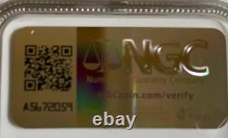 2025 P Silver Eagle Eagle Privy NGC MS70 First Day Dual Signed Mercanti Gaudioso