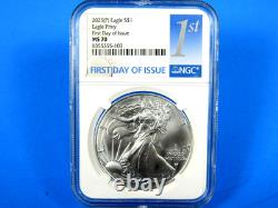 2025 (P), W, S, 6-Coin, American Silver Eagle Year Set NGC Pf/MS 70 FDOI