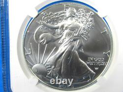 2025 (P), W, S, 6-Coin, American Silver Eagle Year Set NGC Pf/MS 70 FDOI