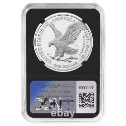 2025-S Proof $1 American Silver Eagle NGC PF69UC ER Trolley Label Retro Core