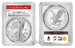 2025 S Silver American Eagle $1 US Navy Privy PCGS PR69DCAM #98